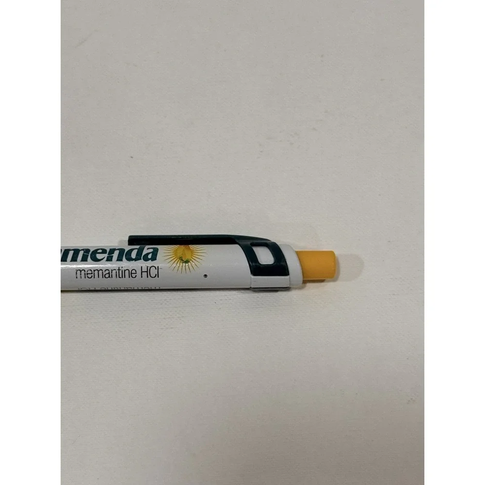 Namenda Memantine HCl Drug Rep Promotional Pen Pharmaceutical Ad Black Ink